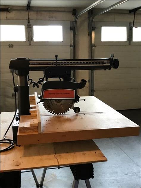 Craftsman 10 Inch Radial Arm Saw In Great Working Condition