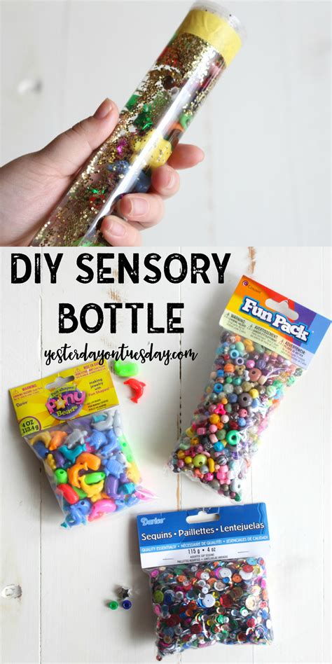 I've been wanting to make sensory bottles for quite some time. DIY Slime | Yesterday On Tuesday