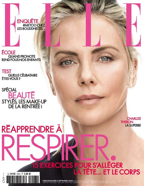 Charlize Theron Elle Magazine France 09082022 Issue Celebmafia