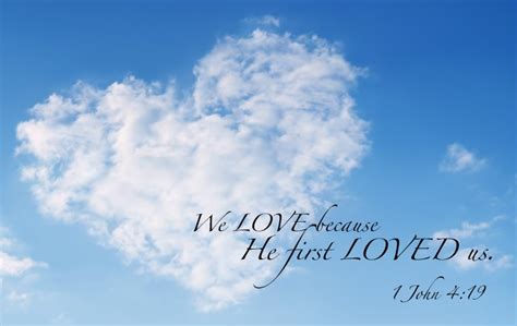 It can change a hawk to a little white dove. The power of God's Love: God's love for us