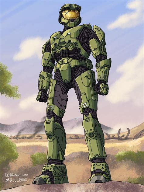 Halo Halo Game John Halo Spartan Halo Master Chief Halo Armor Fight For Justice Red