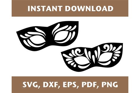 Masquerade Mask Svg Carnival Mask Svg Graphic By Justgreatprintables