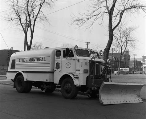 City Of Montreal Sicard Snowplow Early 70s Montreal Snow Plow