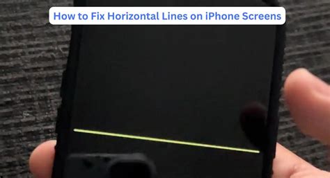 How To Fix Lines On Iphone Screens
