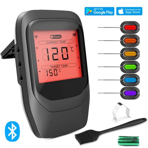 Vistion Bluetooth Cooking Thermometer For Grilldigital Wireless Meat Thermomete 793169369056 Ebay