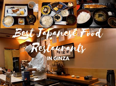 Ginza Best Restaurants For Traditional Japanese Food Japan Web Magazine