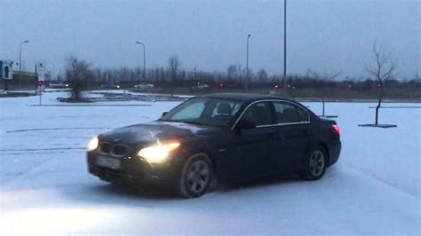 Bmw 5 Snow Drift And Donuts Paradise E60 Youtube