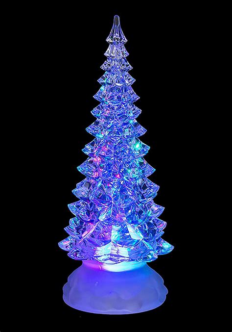Ganz Small Light Up Christmas Swirling Glitter 9tree
