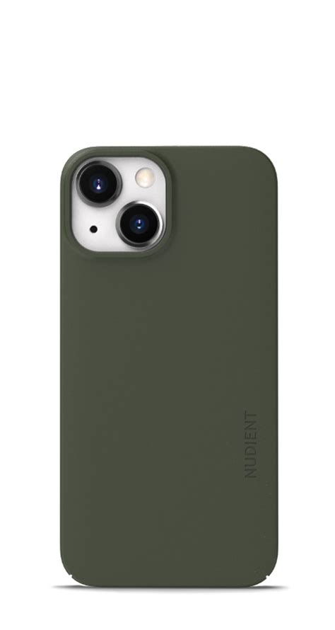 Iphone 13 Mini Grønt Og Tyndt Telefoncover Nudient