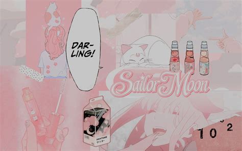 Aesthetic Desktop Wallpaper Soft Aesthetic Pink Anime Background Img