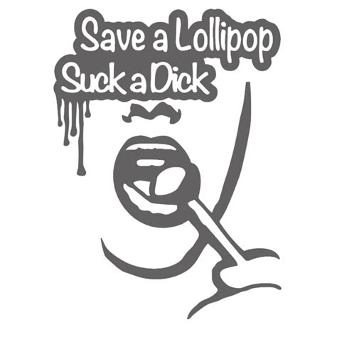 Hotmeini 2 Size 13 Colors Save A Lollipop Suck A Dick Creative Stickman Cartoon Drift Blowjob