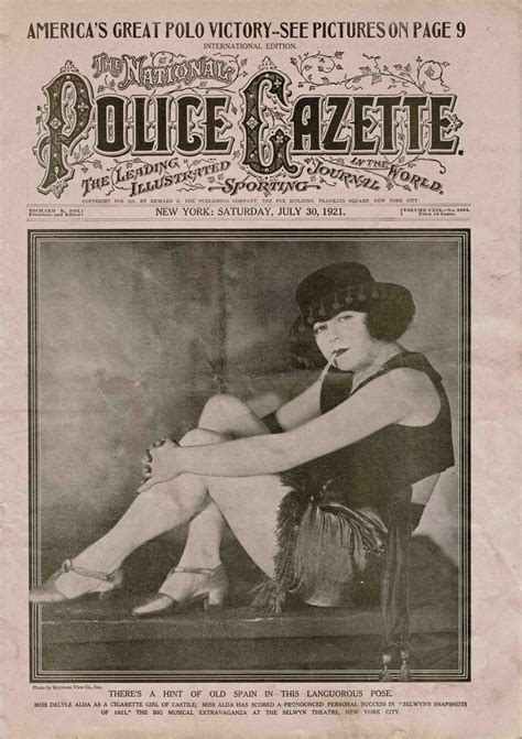 The National Police Gazette The Leading Illustrated Sporting Journal In The World 1 Issue By