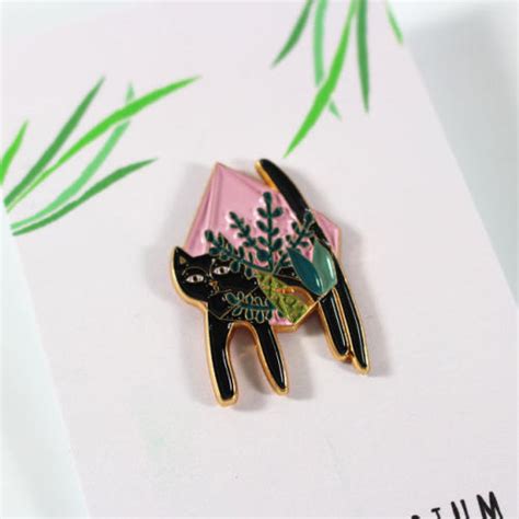 Cat Pins Including The Cat Artists Set By Nia