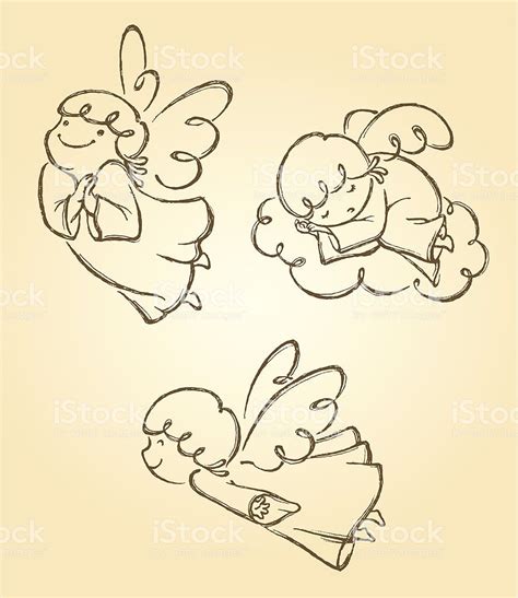 Adorable Angel In Different Pose Derived From My Artwork Properly