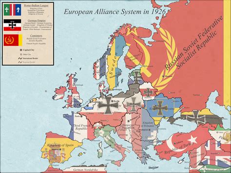 World War 1 Printable Map Awesome The Major Alliances Of