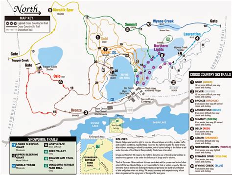 The North Face Mountain Bike Trail Map Technopreneur Circle