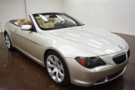 Detailed features and specs for the used 2005 bmw 6 series 645ci including fuel economy, transmission, warranty, engine type, cylinders, drivetrain and more. 2004 BMW 645ci | Classic Car Liquidators in Sherman, TX