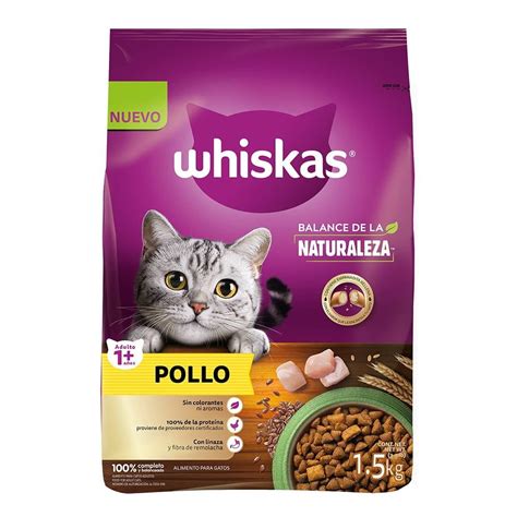 Alimento Para Gato Whiskas Balance De La Naturaleza Adulto Pollo Kg