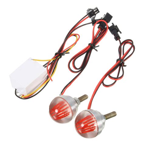 Motorcycle attention getting strobe lights. 2PCS Motorcycle Motorbike LED Strobe Flash Flashing Brake ...