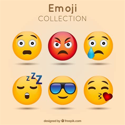 Premium Vector Awesome Emoticon Pack