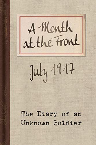 9781851244225 A Month At The Front The Diary Of An Unknown Soldier