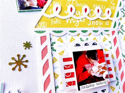 Home For The Holiday Scrapbook Layouts Erica Thompson Pinkfresh Studio