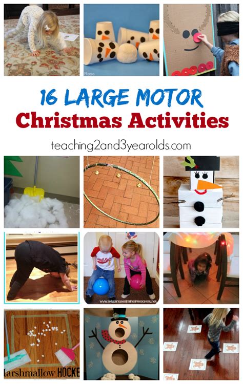 These Christmas Large Motor Activities Are Fun And Keep Preschoolers