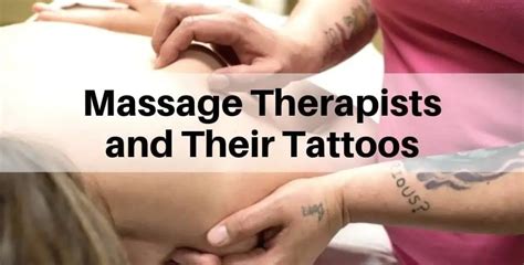 Can Massage Therapists Have Tattoos