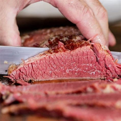 Barely cover the meat with liquid about 1 inch. How to Make Corned Beef - Kevin Is Cooking