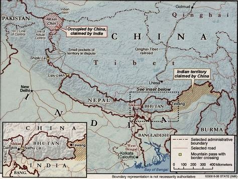 Map Of India China Border Dispute World Map