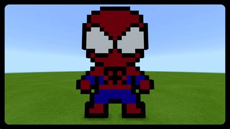 Minecraft How To Build Spiderman Tutorial Youtube