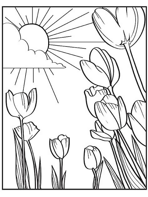 Download Printable Spring Coloring Pages | Parents
