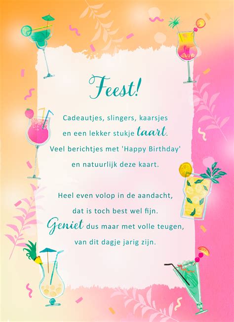 Verjaardagskaart Feest More Than Words Hallmark