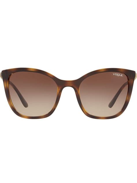Vogue Eyewear Oversized Tinted Sunglasses In Brown Lyst