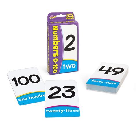 Numbers 0 100 Flash Cards Next Level Prep