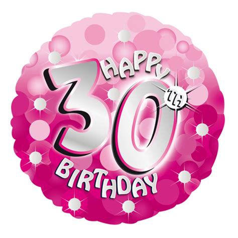 Thinking about turning 30 seemed like a fairy tale when we were kids. Party Supplies 18" 30th HELIUM FOIL BALLOON HAPPY 30th ...