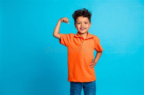 Strong Boy Stock Image Image Of Childhood Black Confidence 24493697