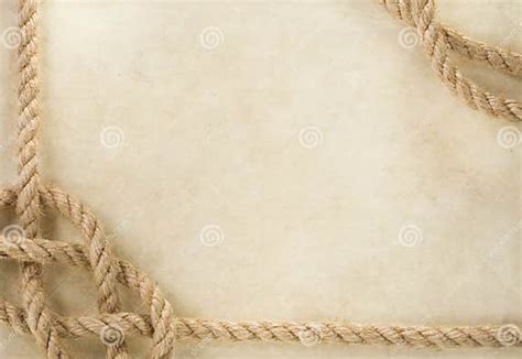 Ropes At Old Vintage Ancient Paper Background Stock Photo Image Of