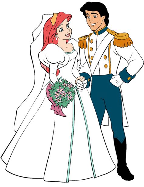 Ariel And Prince Erics Wedding Day Little Mermaid Wedding Ariel The