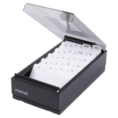 Click the insert tab and then click the table button. Business Card File by Universal® UNV10601 | OnTimeSupplies.com
