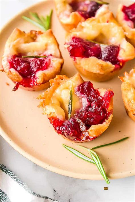 Cranberry Brie Bites Easy Crescent Roll Recipe All Things Mamma