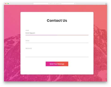 36 Most Beautiful Css Forms Designed By Top Designers In 2022