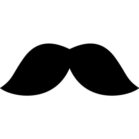 Simple Mustache Vector Svg Icon Svg Repo