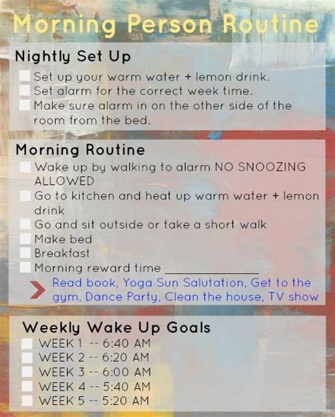 How To Become A Morning Person Self Improvement Routine Motivation
