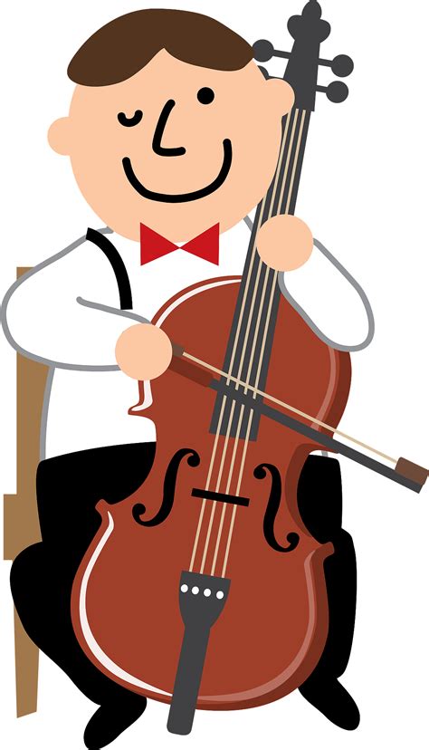 Playing Cello Clipart
