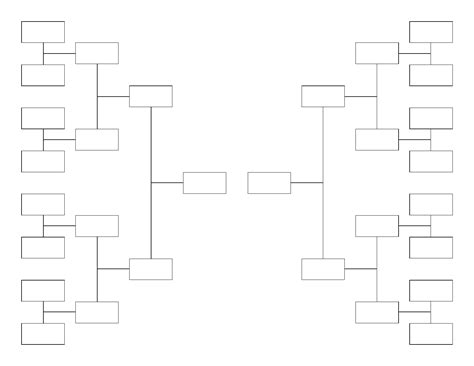 16 Team Bracket Template Excel