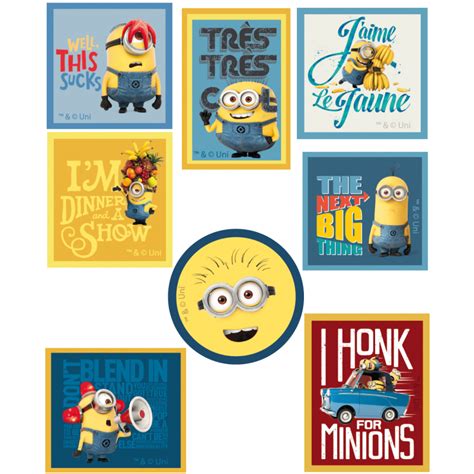 Despicable Me Minion Madness Patches Woven Iron Sew On Motif Appl
