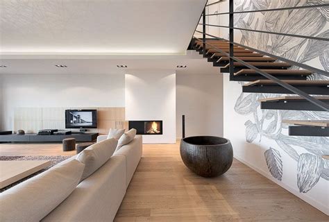 Elegant Interior Of A Duplex Apartment Duplex House Design House