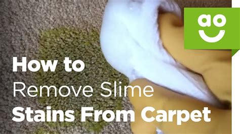 How To Remove Slime Stains From A Carpet Youtube