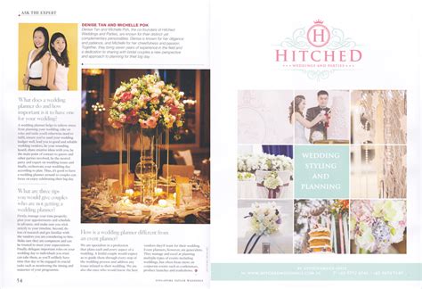 Hitched Wedding Planners Singapore Hitched Weddings Feature On
